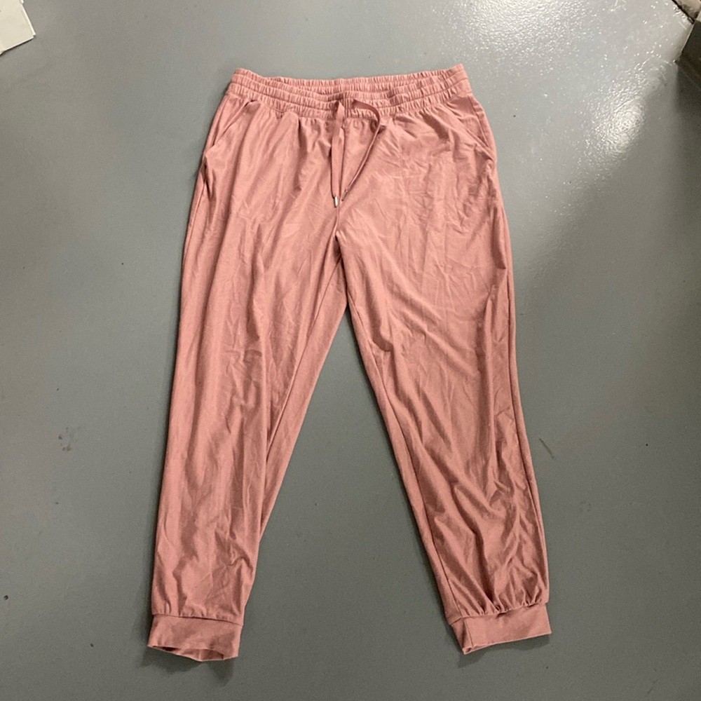 Old navy active super soft mid rise joggers rose pink large